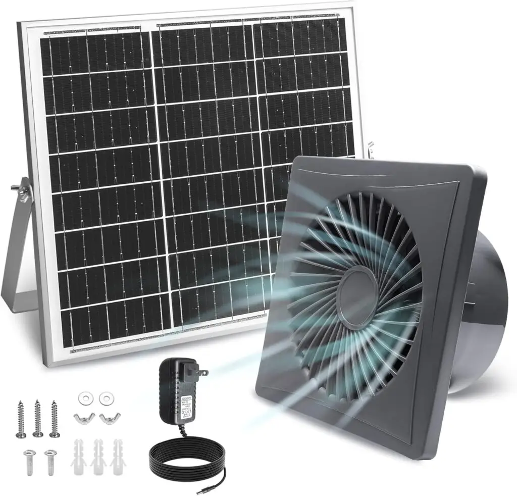 best solar fan for chicken coop